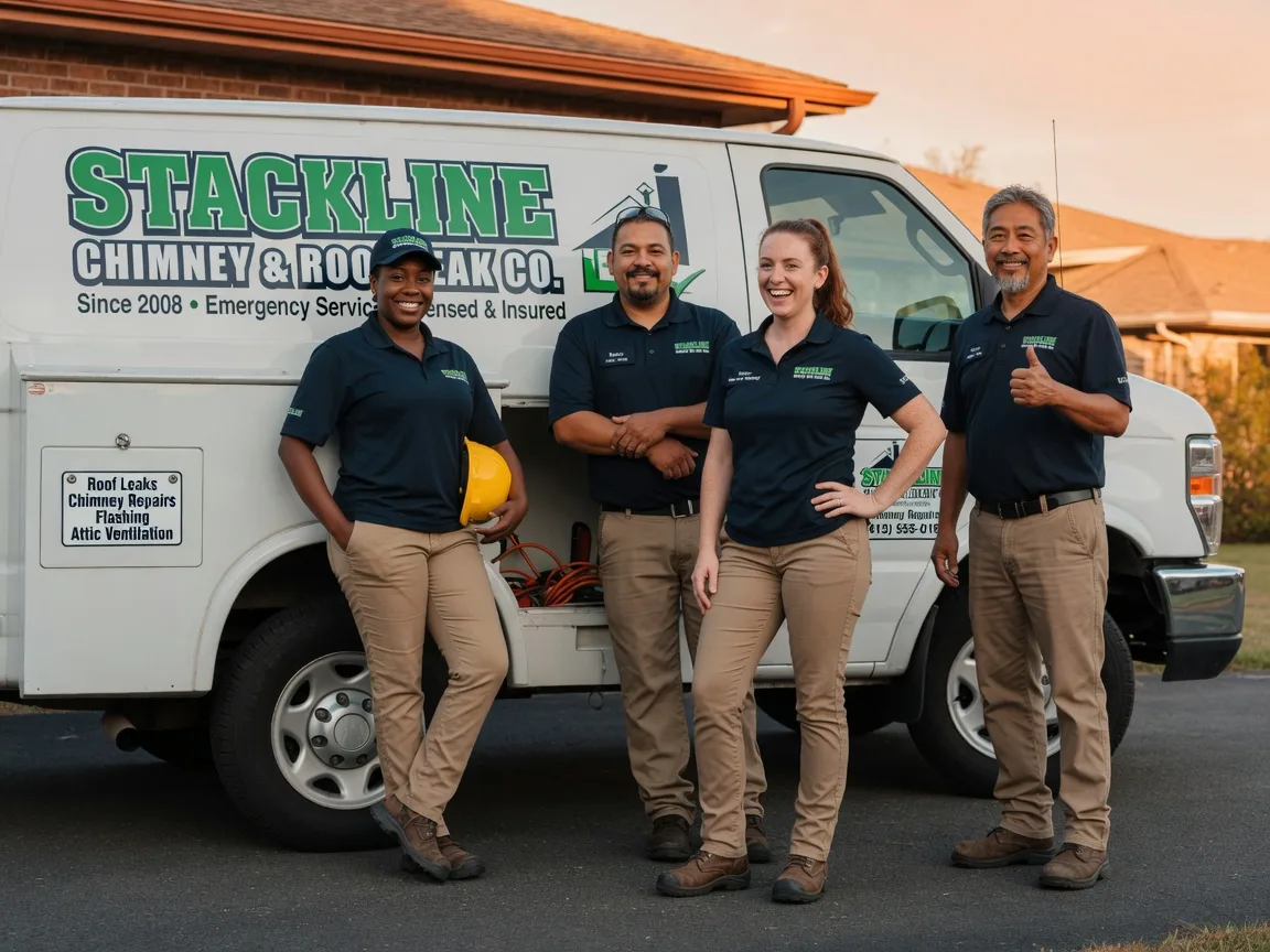 Chimney flashing repair company in Caledonia, MS